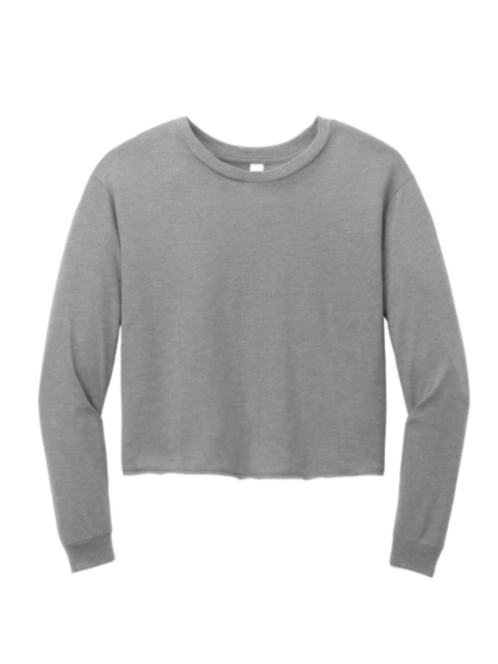 District® DT141 Women’s Perfect Tri® Midi Long Sleeve Tee - Grey Frost